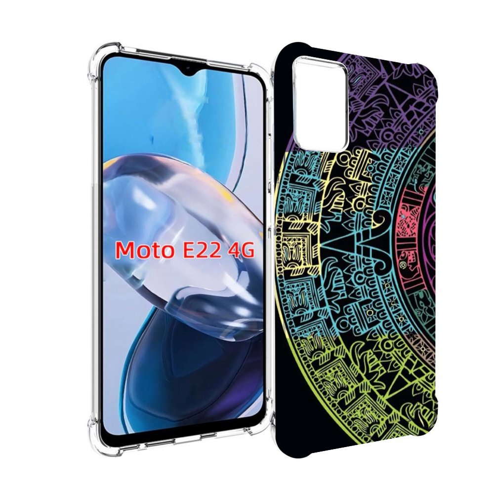 

Чехол MyPads орнамент полукруга для Motorola Moto E22 4G / E22i 4G, Прозрачный, Tocco