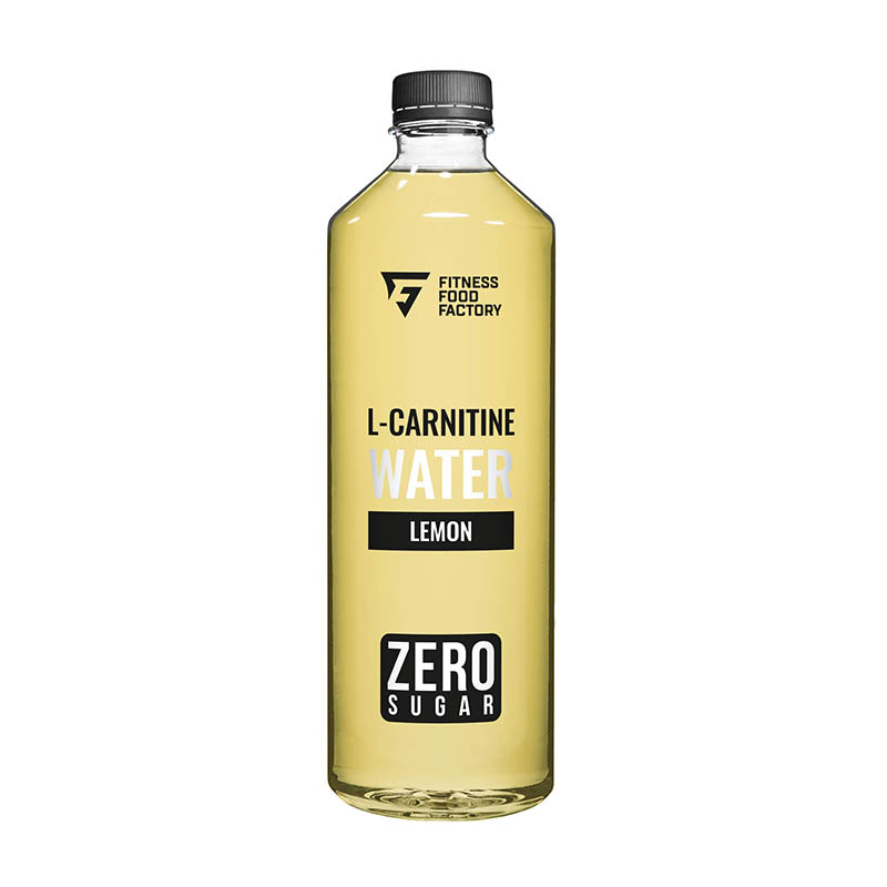 фото Напиток слабогазированный fitness food factory l-carnitine 2000 500 мл, вкус лимон