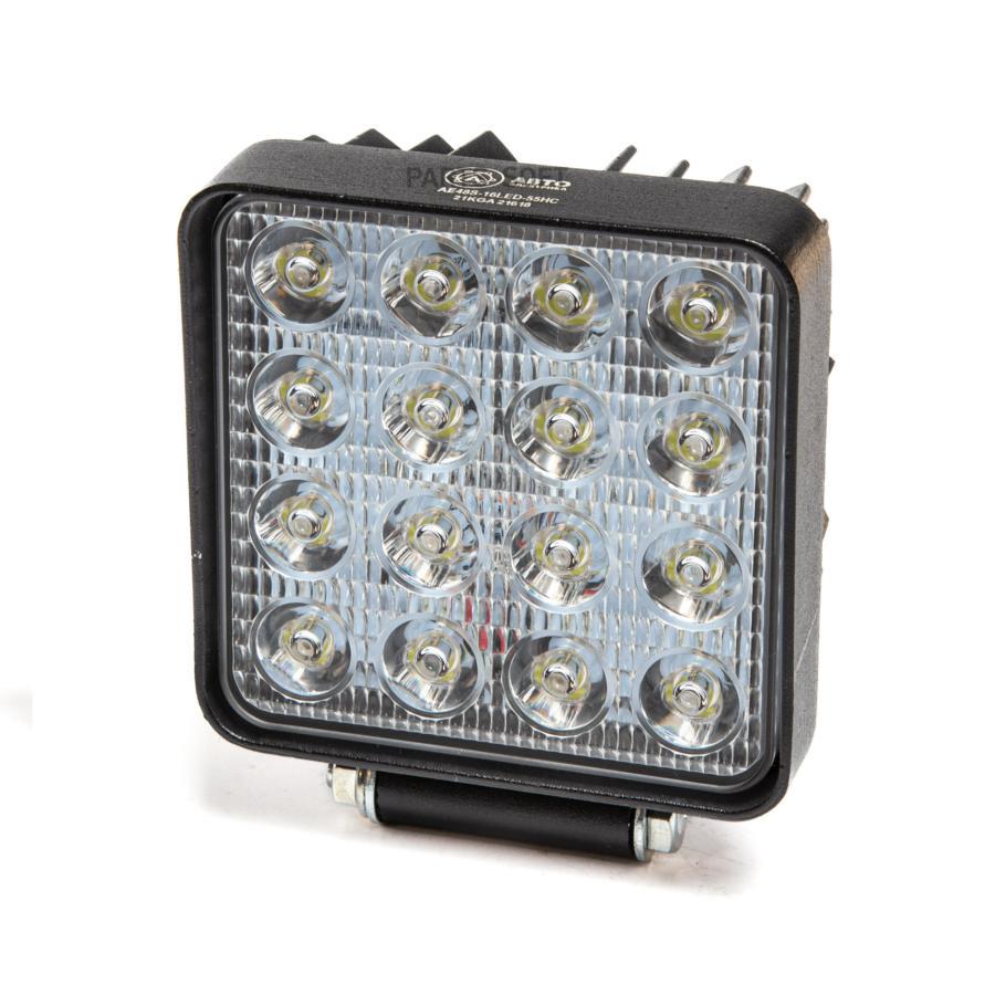 AVTOELECTRICA 'AE48S16LED55HC Фара светодиодная квадрат, направл. свет, 16 диодов,48W, 12/