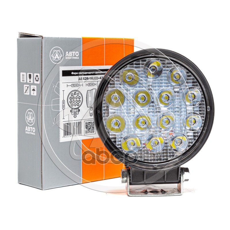 

AVTOELECTRICA 'AE42R14LED42HC Фара светодиодная круглая, направл. свет, 14 диодов,42W, 12/