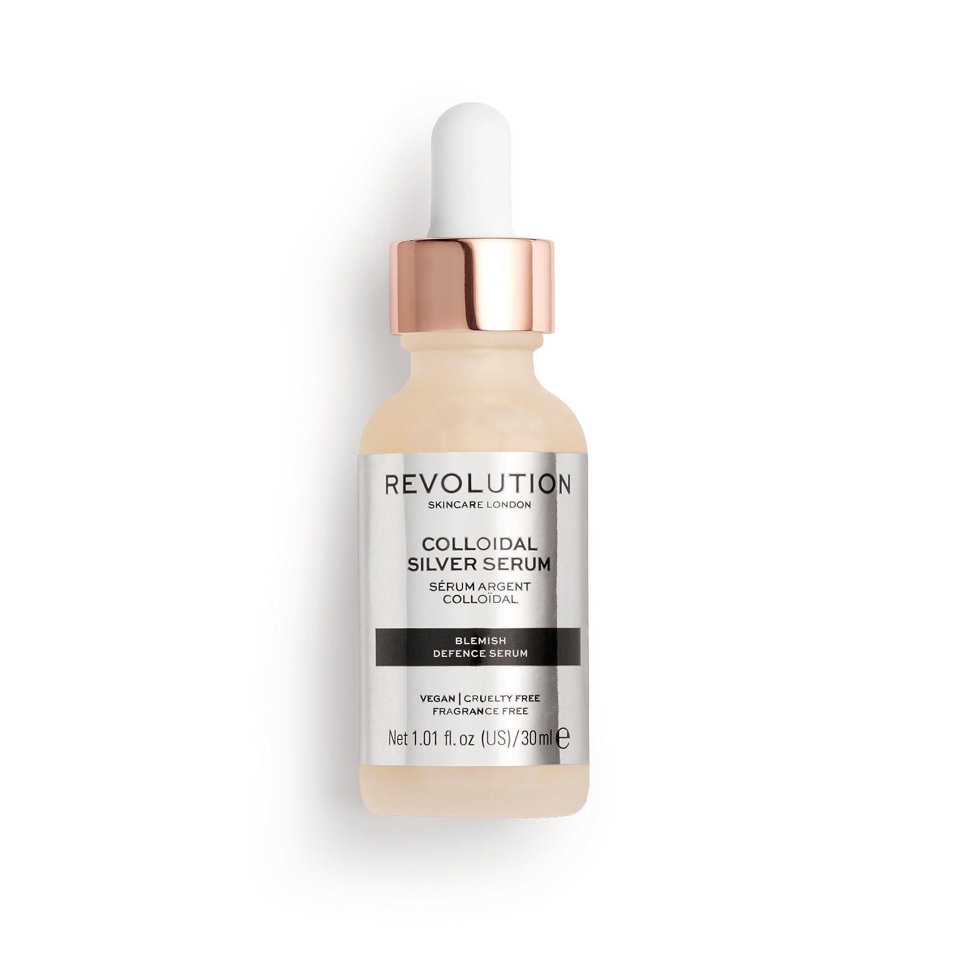 фото Сыворотка revolution skincare для проблемной кожи colloidal silver serum, 30 мл