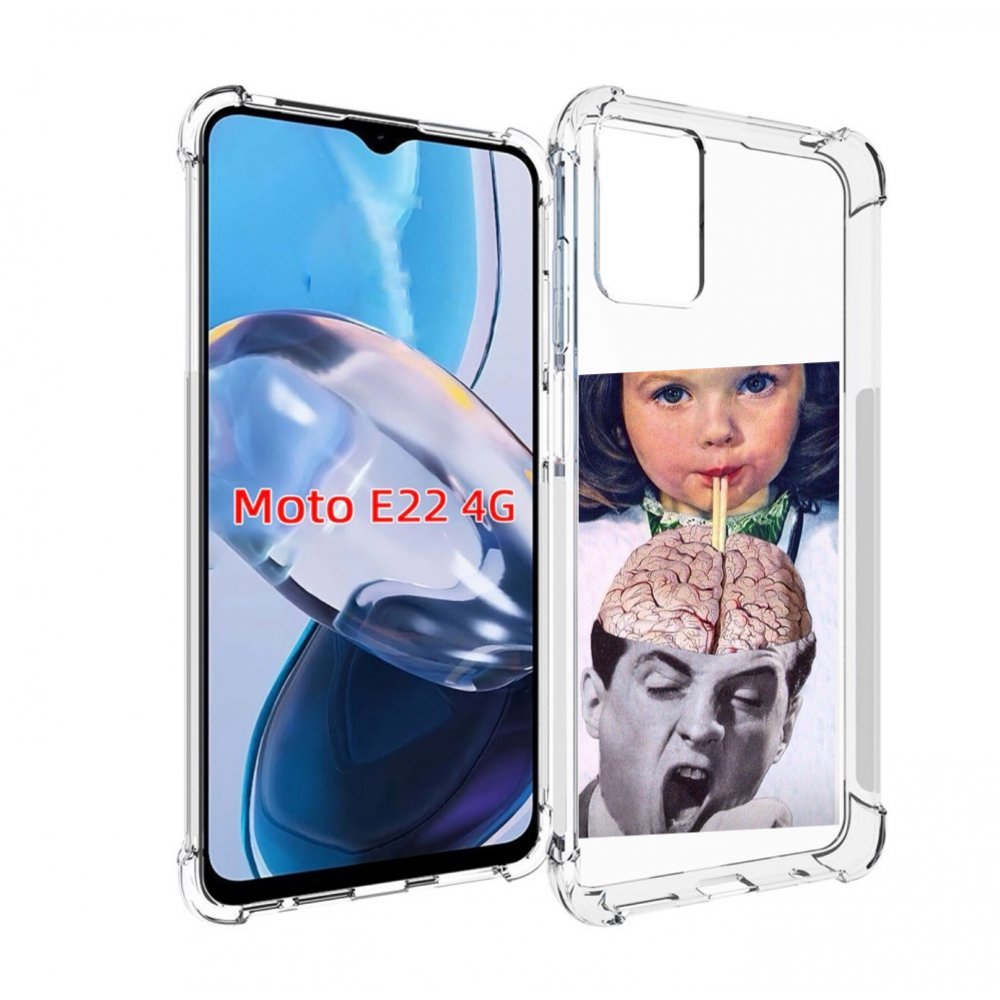 

Чехол MyPads на-здоровье для Motorola Moto E22 4G / E22i 4G, Прозрачный, Tocco