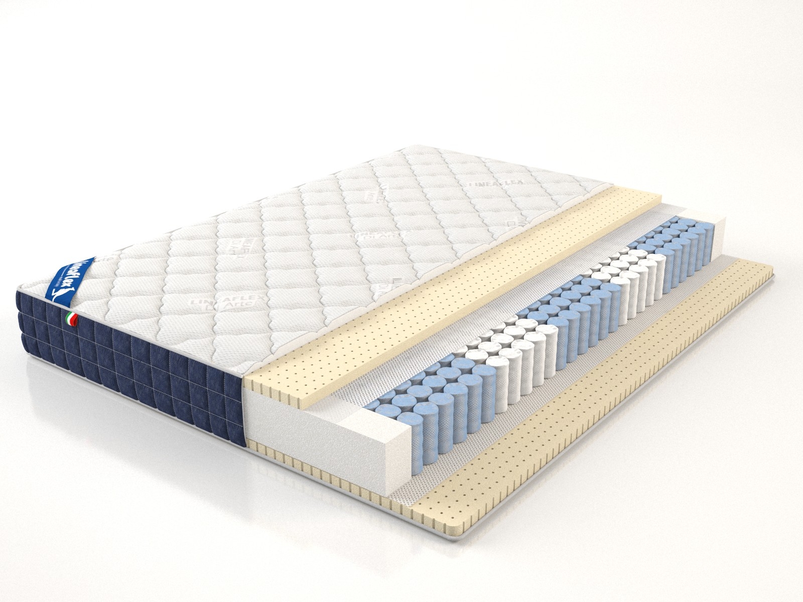 

Матрас Lineaflex Marini 140x190, Белый;синий, Marini