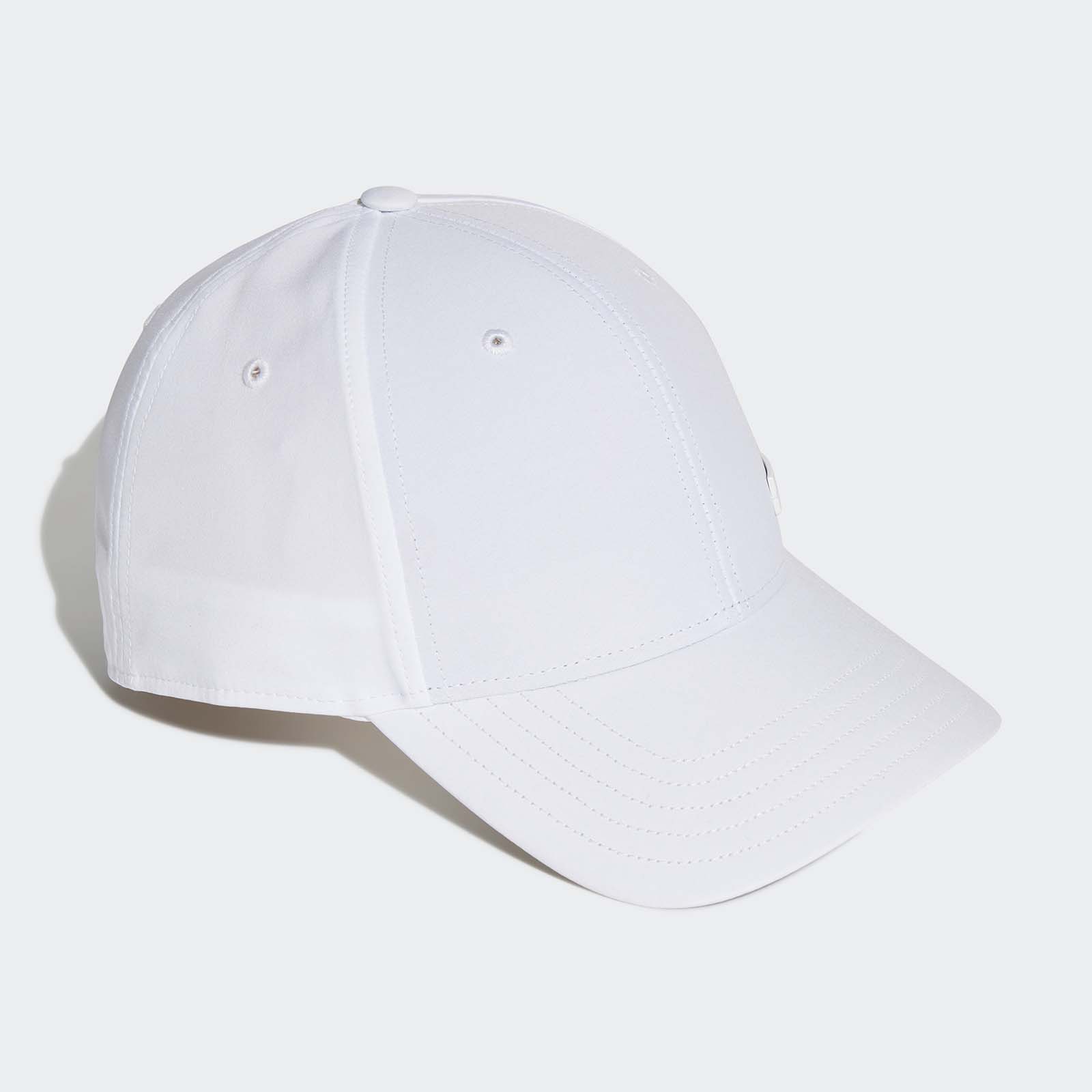 фото Бейсболка унисекс adidas baseballcap lt met белая р.55-56