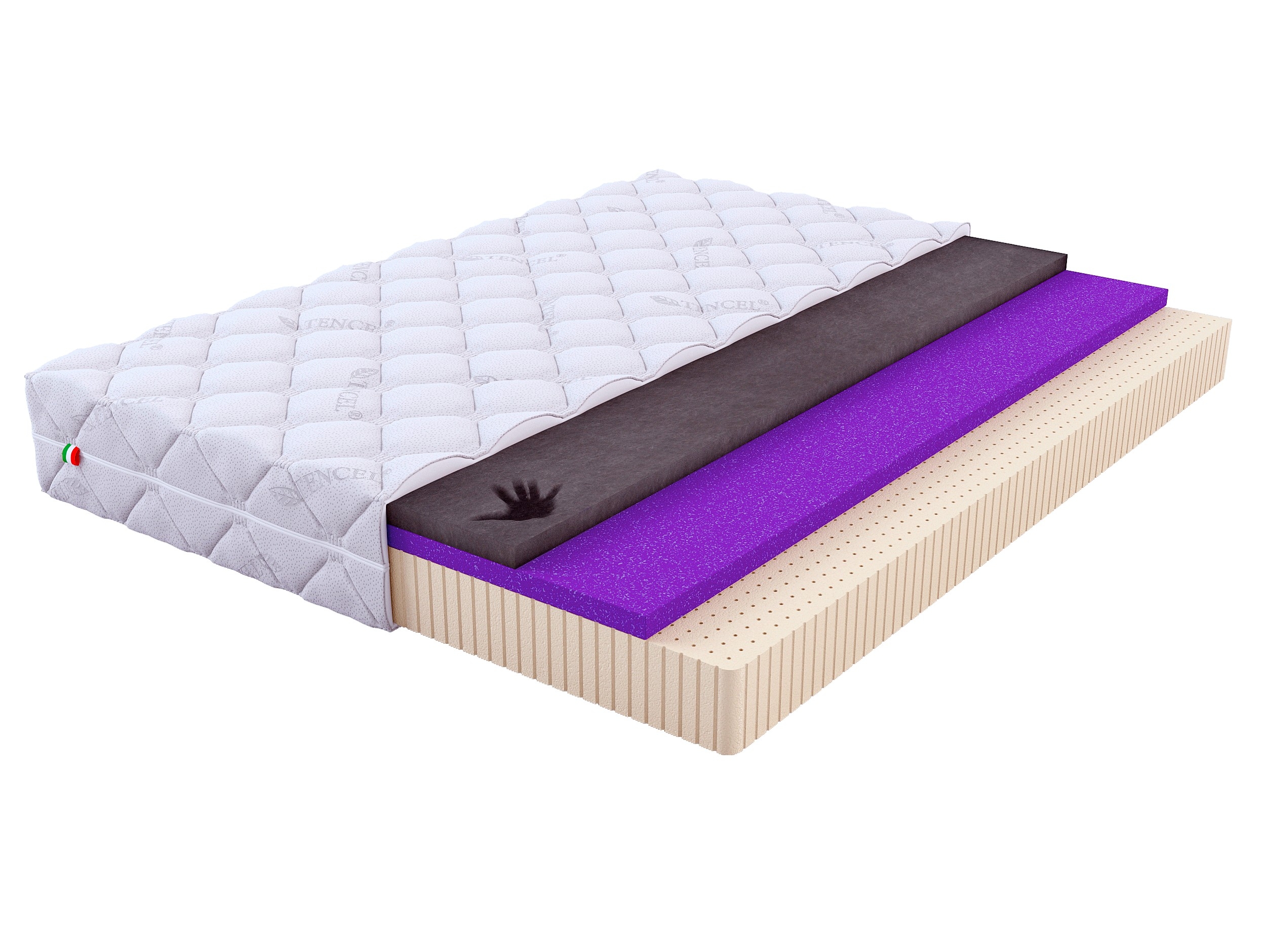 

Матрас Lineaflex Magnolia Lux 200x200, Белый, Magnolia Lux