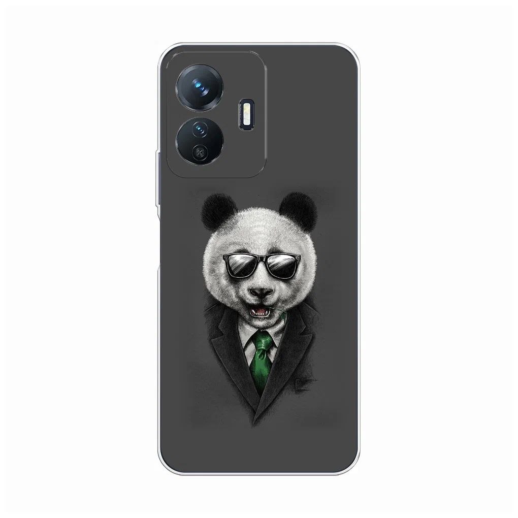 

Чехол Awog на Vivo Y77e "Деловая панда", Разноцветный, 267350-10