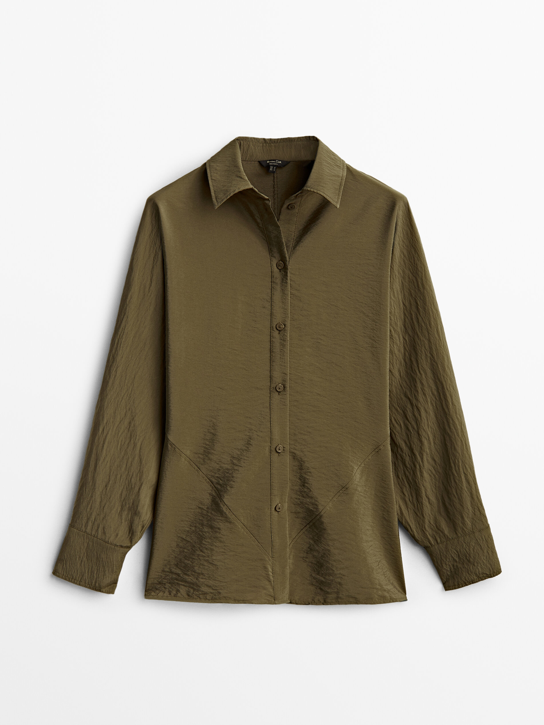 

Блуза женская Massimo Dutti 05104503700 коричневая M, 05104503700