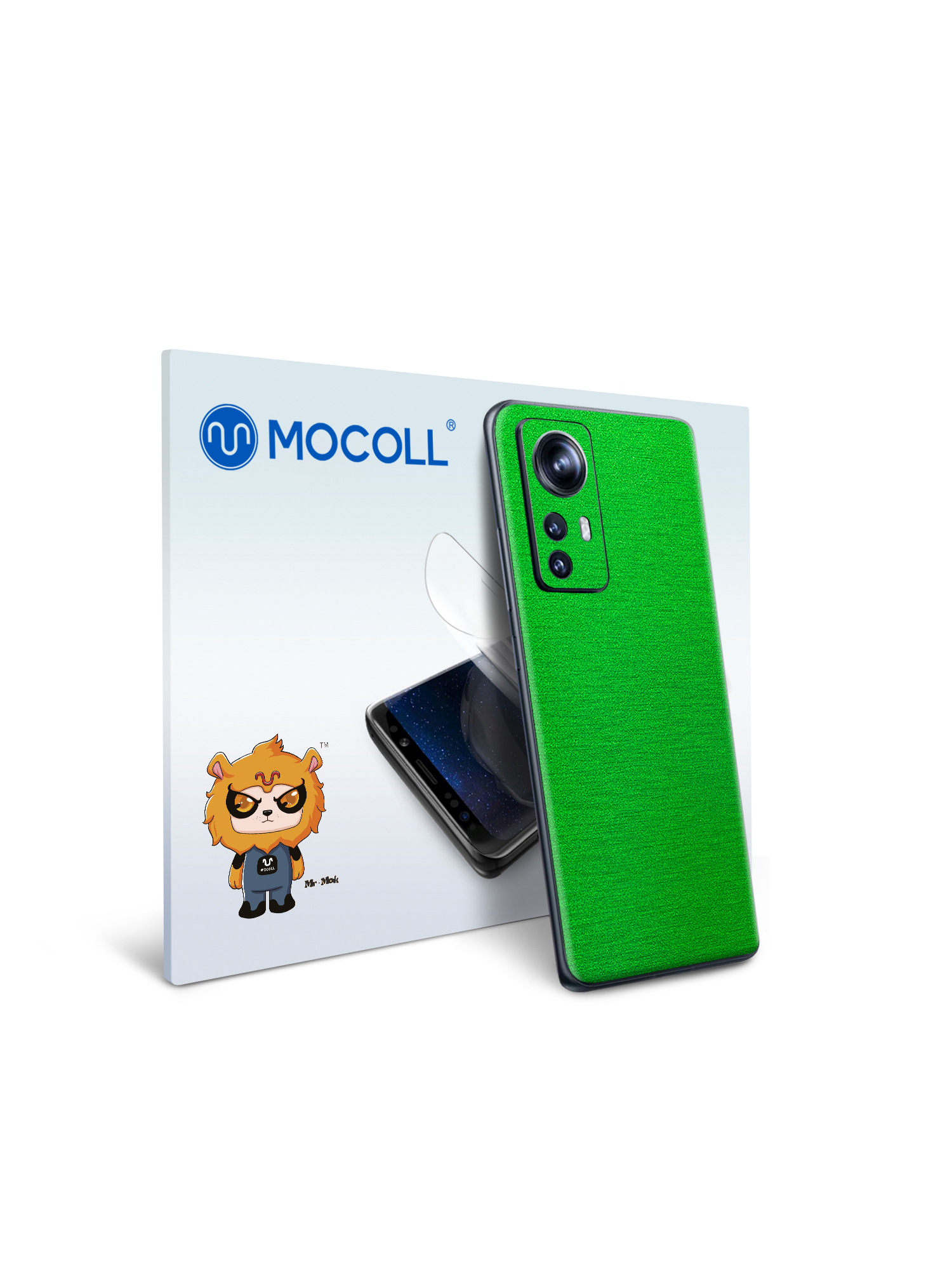 

Гидрогелевая защитная пленка MOCOLL для задней панели Xiaomi 12X Металлик Зеленый