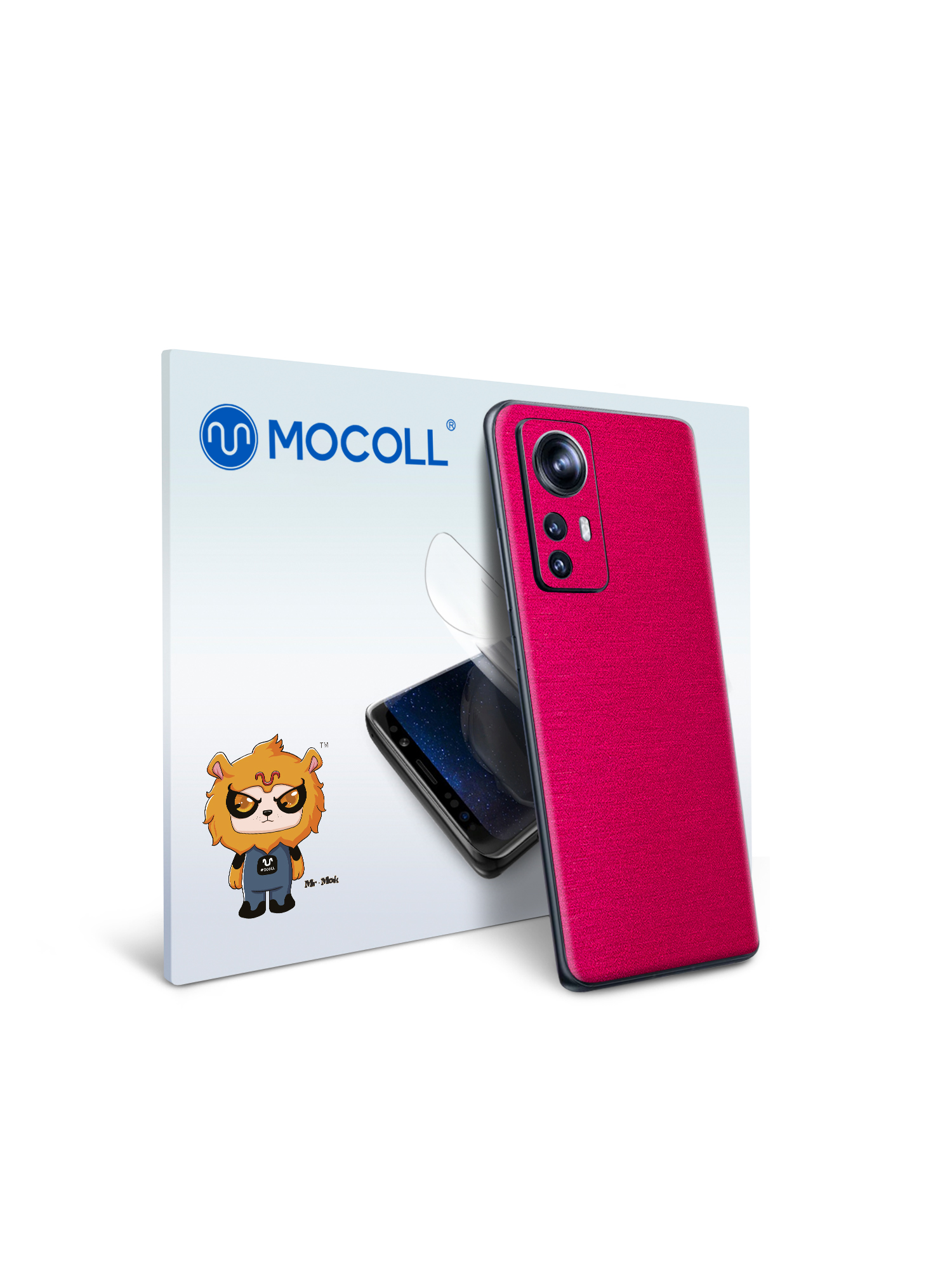 

Гидрогелевая защитная пленка MOCOLL для задней панели Xiaomi 12X Металлик Розовый