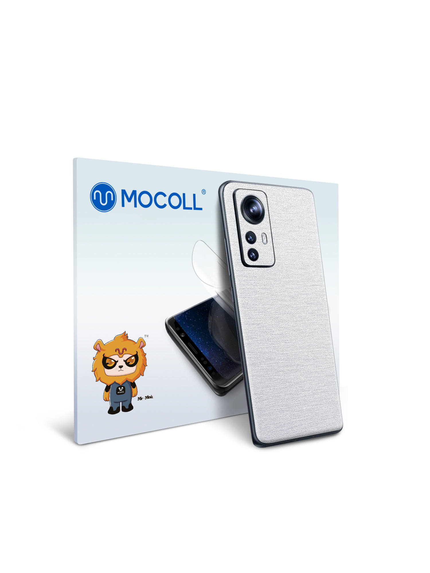 

Гидрогелевая защитная пленка MOCOLL для задней панели Xiaomi 12X Металлик Серебристый