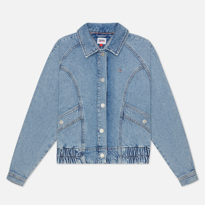 

Джинсовая куртка женская Tommy Jeans DW0DW100721 голубая M, DW0DW100721