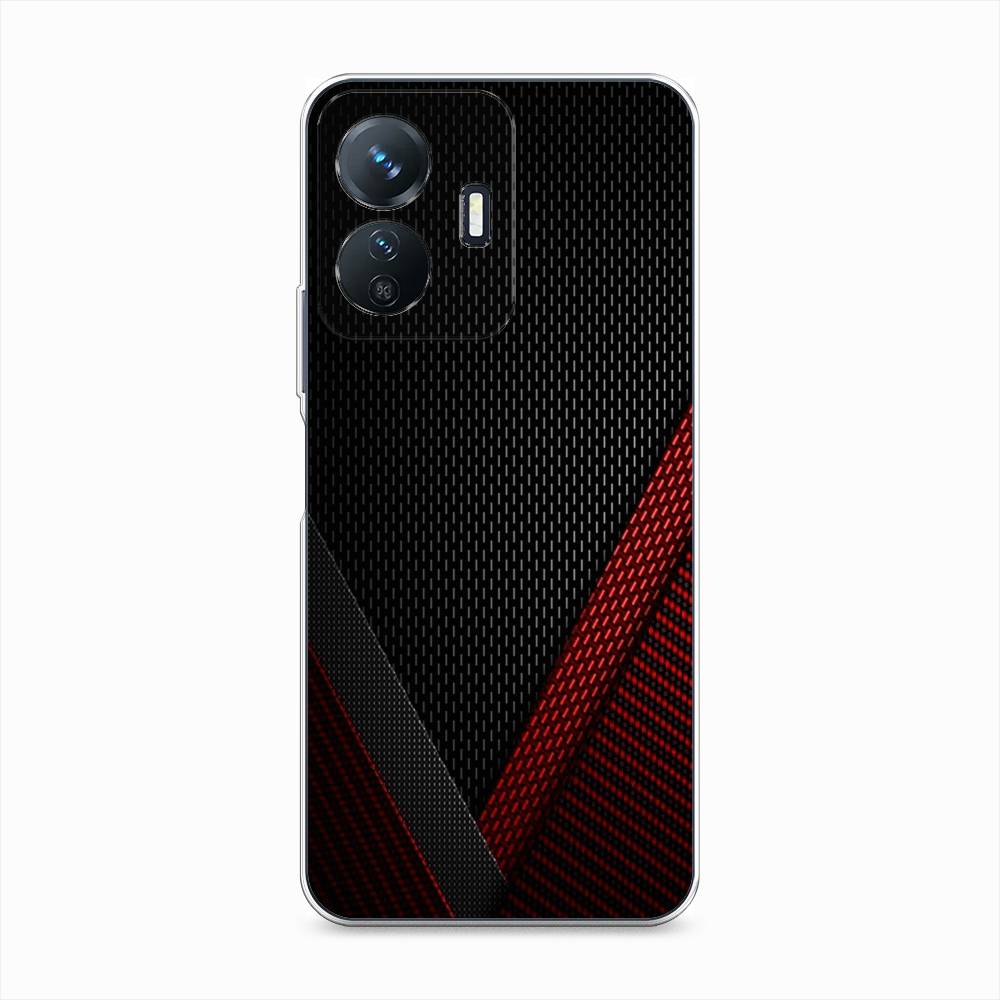 

Чехол Awog на Vivo Y77e "Красный карбон", 267350-3