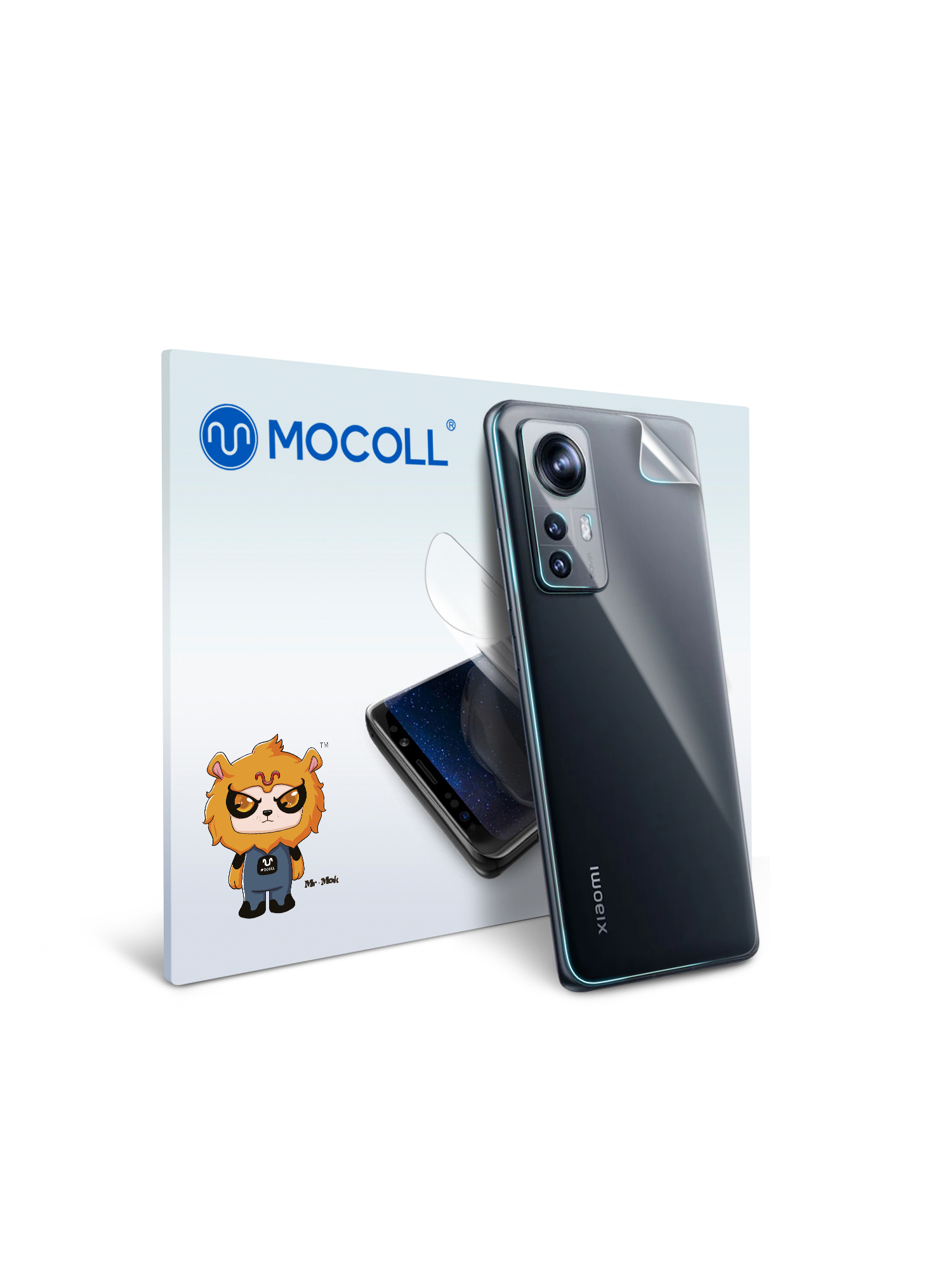 

Гидрогелевая защитная пленка MOCOLL для задней панели Xiaomi 12X Прозрачная глянцевая