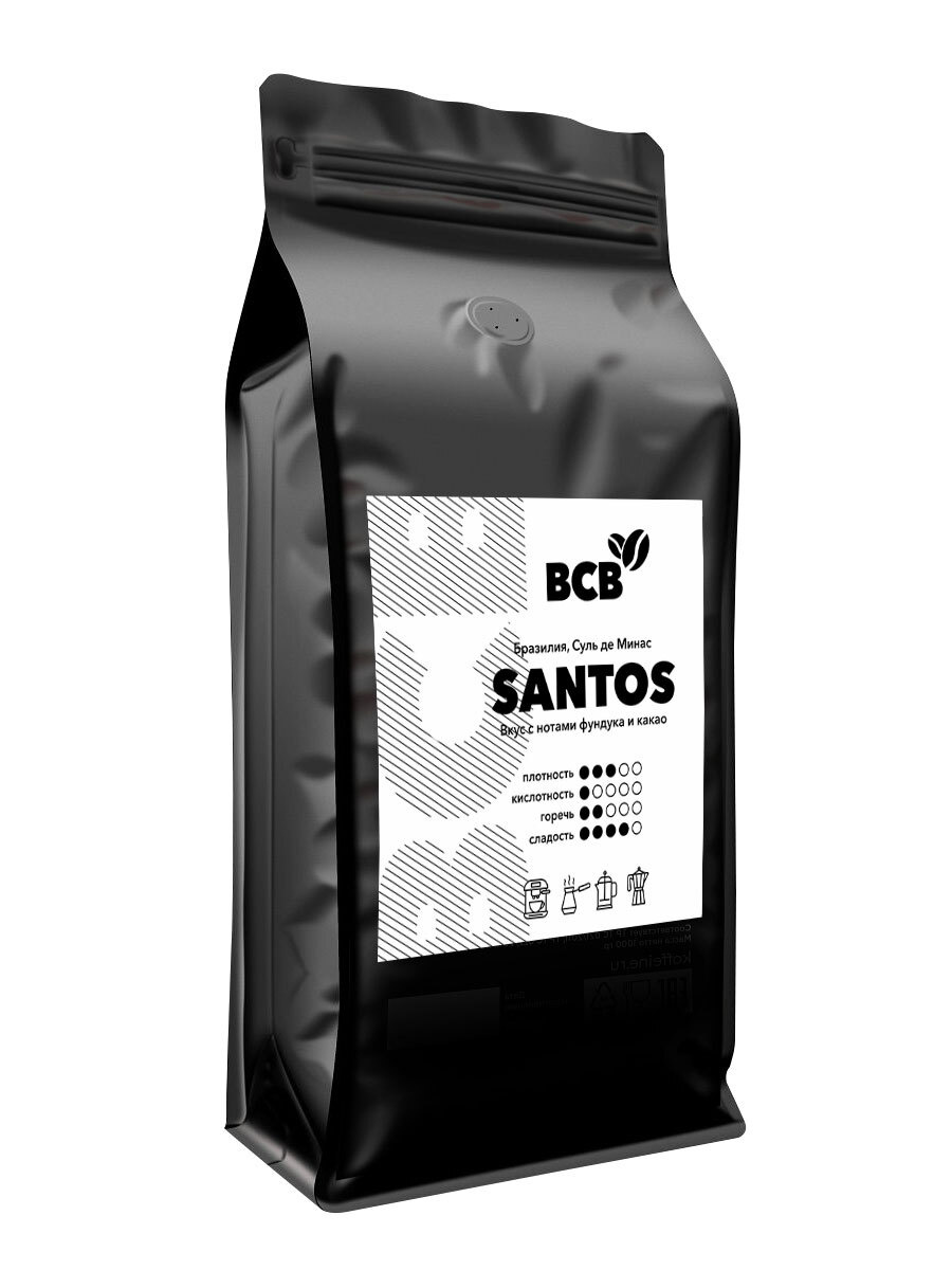 Кофе Nagornaya Brazil Santos & Robusta Vietnam в зернах 1 кг