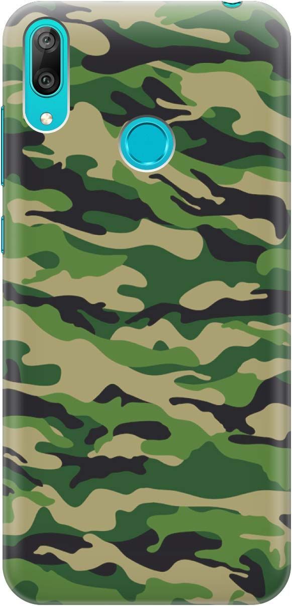 

Силиконовый чехол на Huawei Y7 (2019) с принтом "Темно-зеленое хаки", Зеленый;коричневый, 367