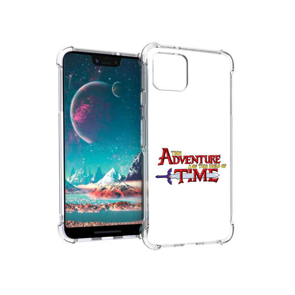 

Чехол MyPads Tocco для Google Pixel 4 время приключений логотип (PT139521.618.275), Прозрачный, Tocco