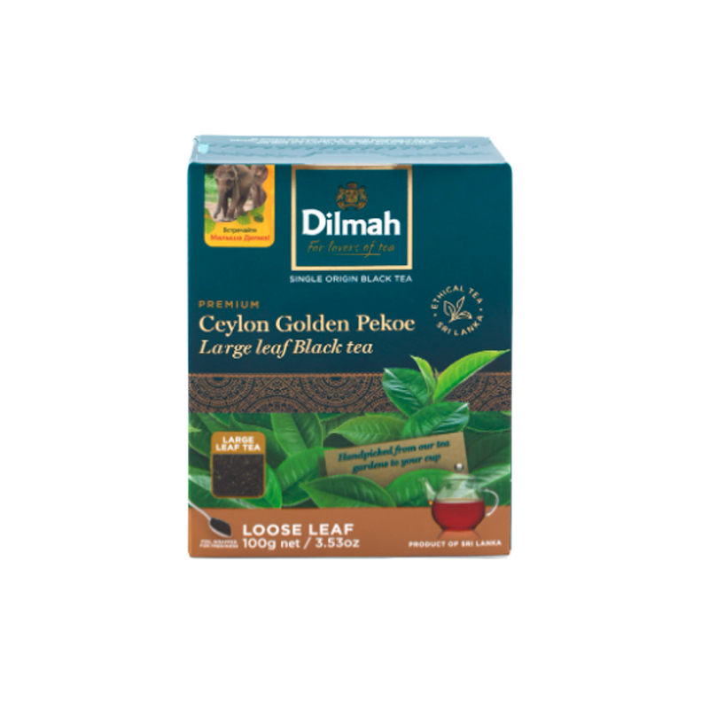 Чай черный Dilmah Golden pekoe листовой 100 г