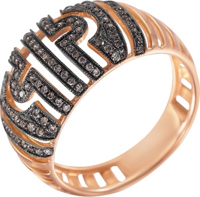 

Кольцо из золота р. 17 JV MR85041-BR-RG_KO_DN_PINK, бриллиант, MR85041-BR-RG_KO_DN_PINK