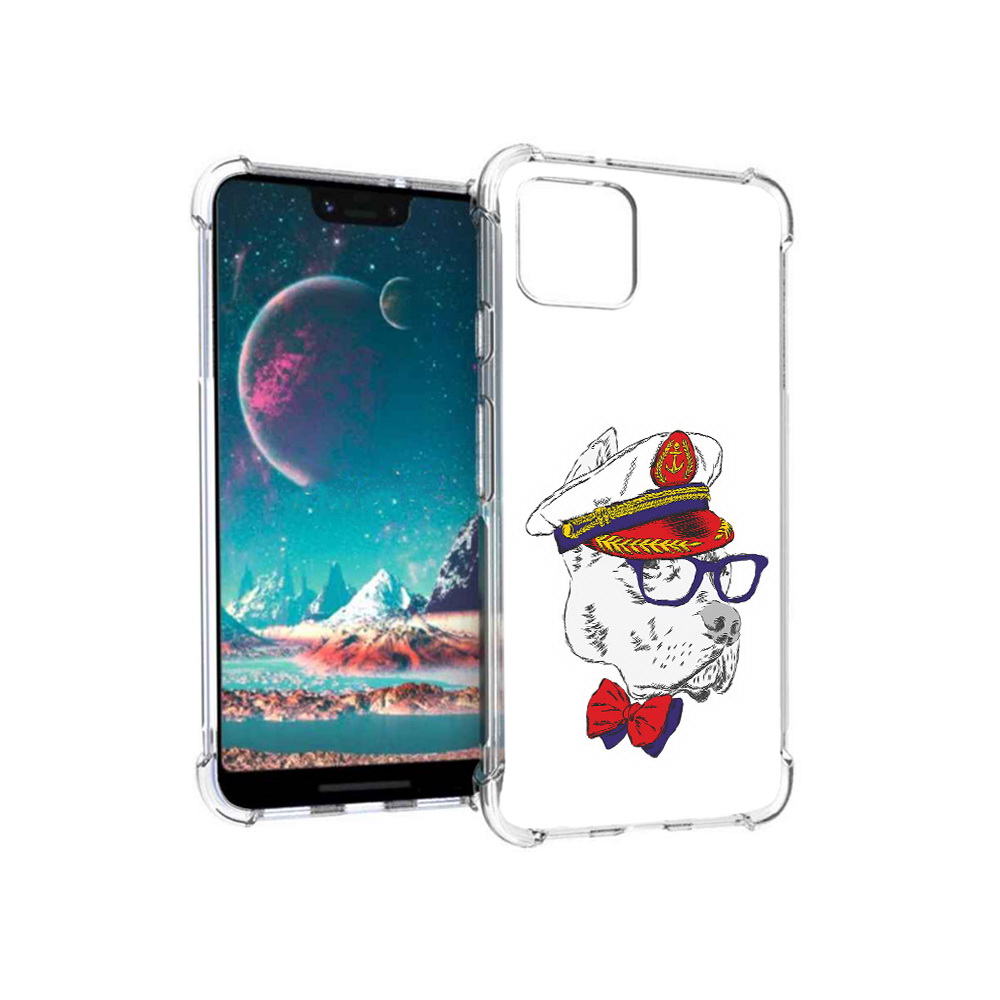 

Чехол MyPads Tocco для Google Pixel 4 бульдог (PT139521.618.251), Прозрачный, Tocco