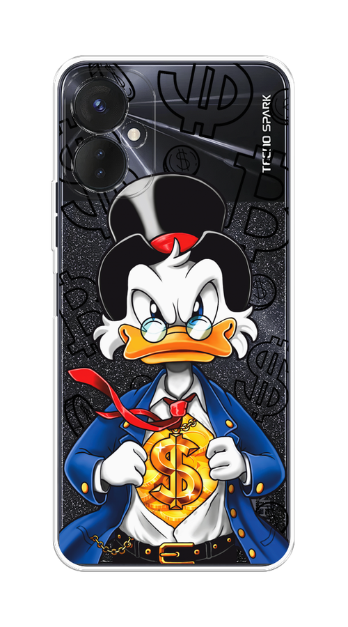 

Чехол на Tecno Spark 9 Pro "Scrooge Goldman", Черный;белый;синий, 301950-1