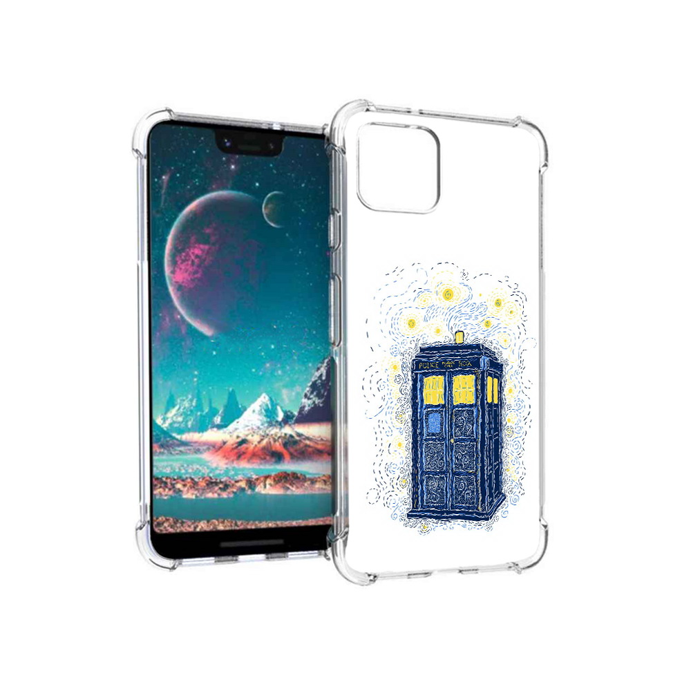 

Чехол MyPads Tocco для Google Pixel 4 будка рисунок (PT139521.618.249), Прозрачный, Tocco