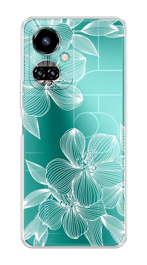 

Чехол на Tecno Camon 19/19 Pro 4G "Крокус", Белый;прозрачный, 301650-1