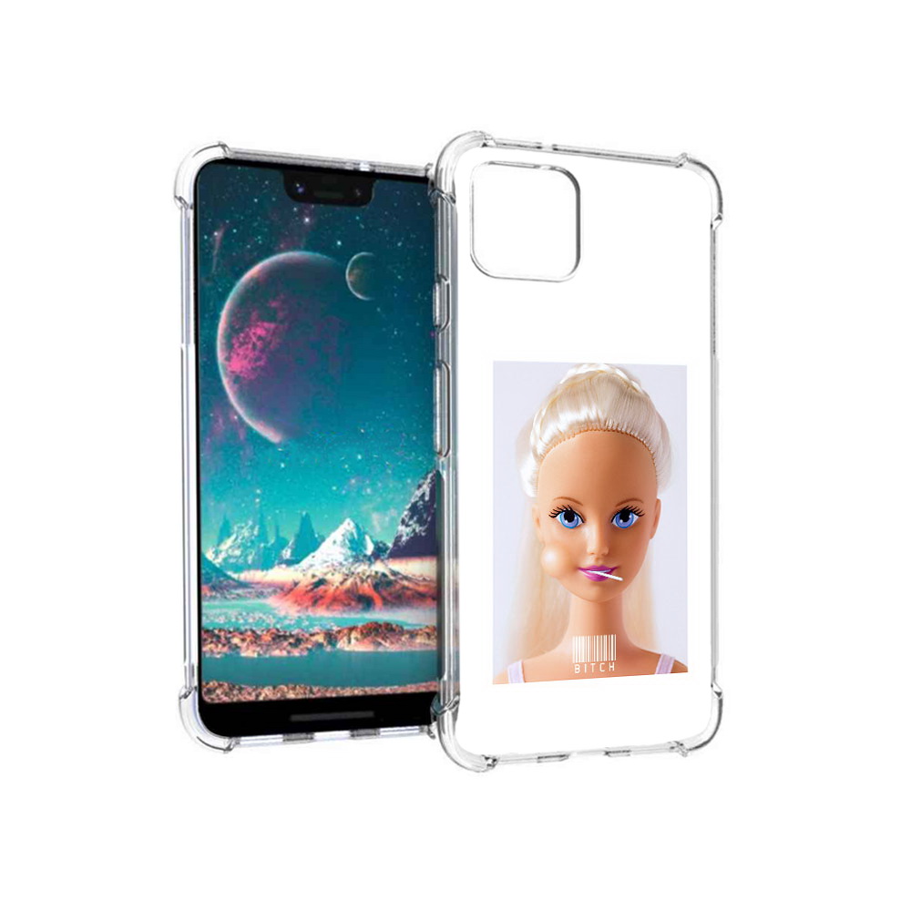 

Чехол MyPads Tocco для Google Pixel 4 барби (PT139521.618.226), Прозрачный, Tocco