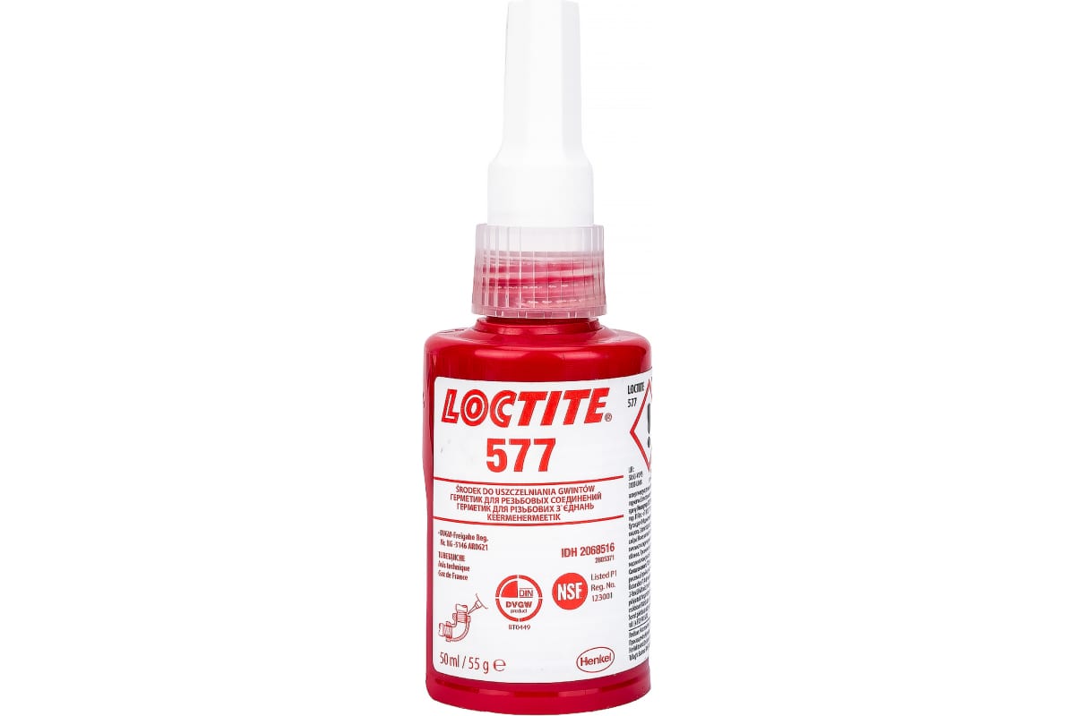 

Герметик Резьбовой Loctite Локтайт 577 50 Мл Для Резьбовых Соединений Из Неактивных Металл