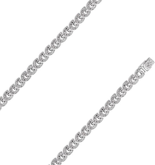 

Браслет из серебра с марказитом р. 19 Марказит BR275-mr, BR275-mr