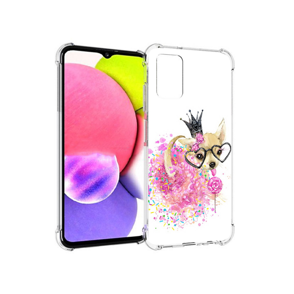 Чехол MyPads Tocco для Samsung Galaxy A03s сладкая принцесса (PT162170.549.606)