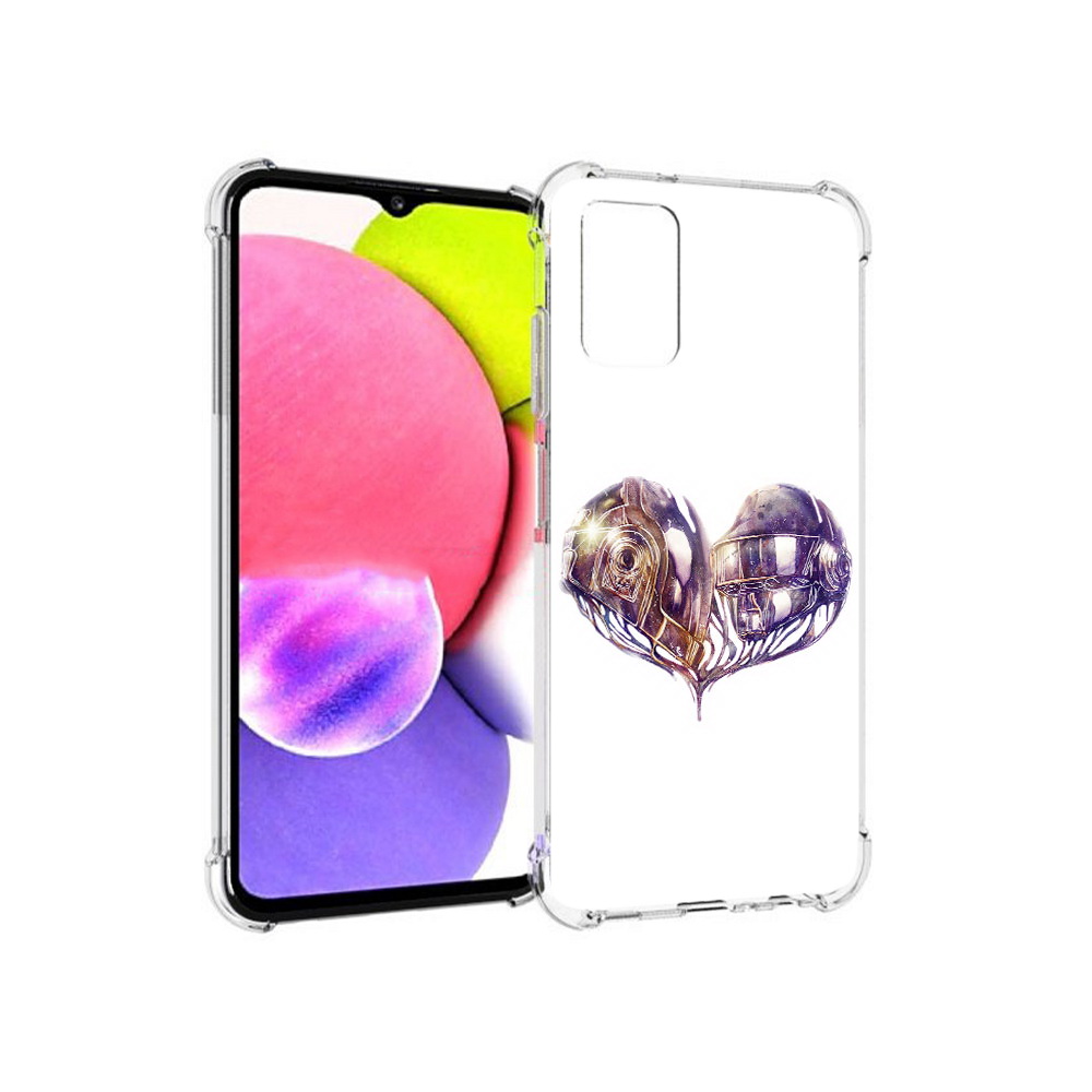Чехол MyPads Tocco для Samsung Galaxy A03s сердце абстракция (PT162170.549.596)