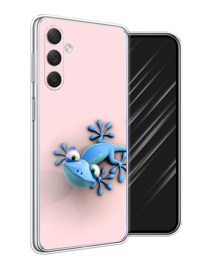 

Чехол Awog на Samsung Galaxy M54 "Голубая ящерка", 2108250-2