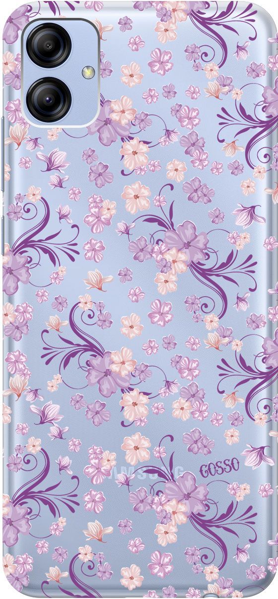 

Чехол на Samsung Galaxy A04e с 3D принтом "Lilac Flowers" прозрачный, Прозрачный;фиолетовый, 158471