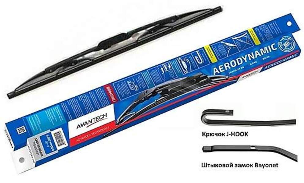 

Комплект Щеток Avantech Aerodynamic Hd 24"(600Мм) 19"(475Мм) 2Шт. Avantech Aj24Aj19