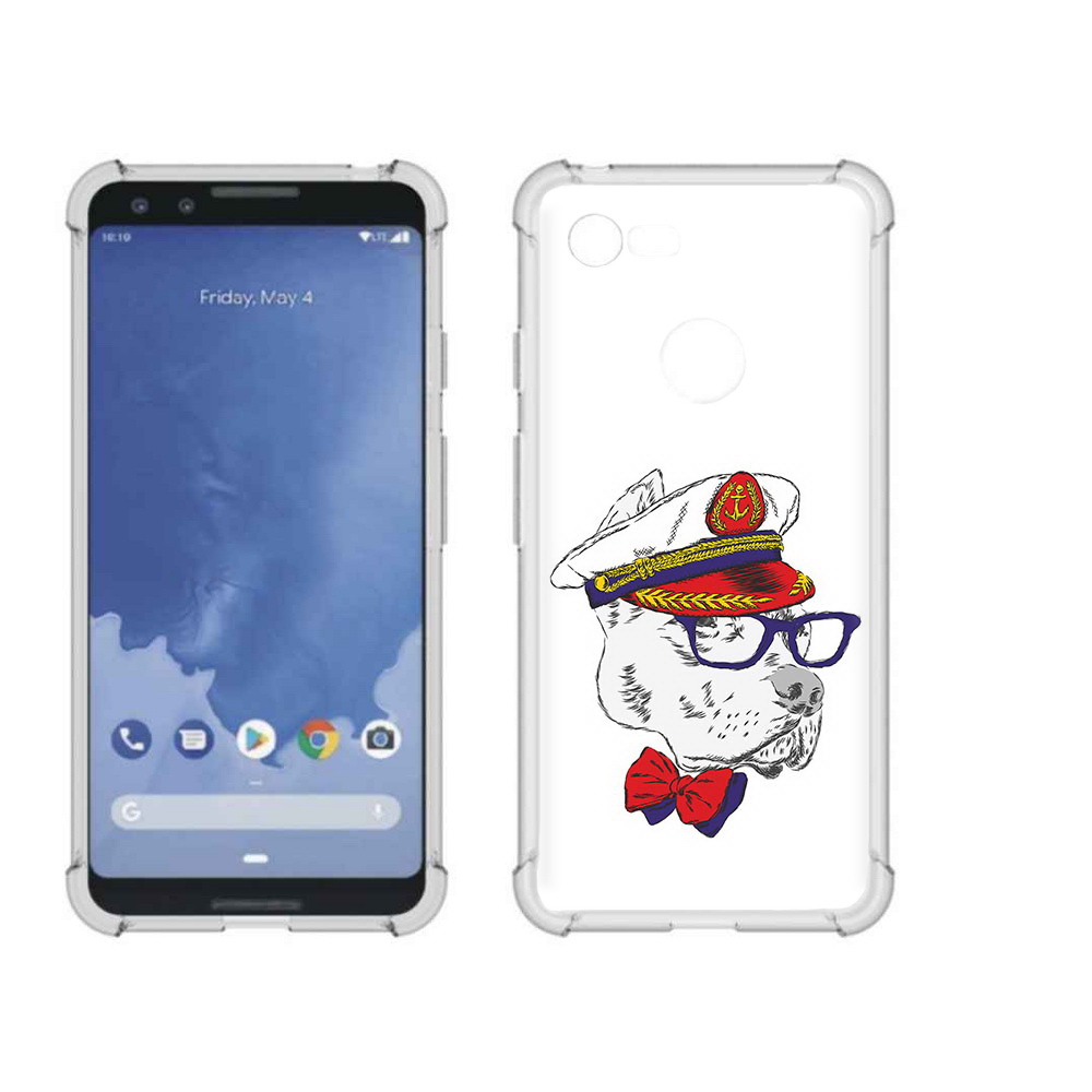

Чехол MyPads Tocco для Google Pixel 3 бульдог, Прозрачный, Tocco