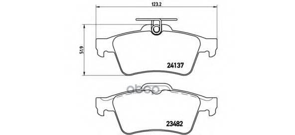 

Колодки Тормозные Дисковые Задн Mazda: 3 04- Ford Focus 03.10- Saab 9-3 02.9-03.12 Volv