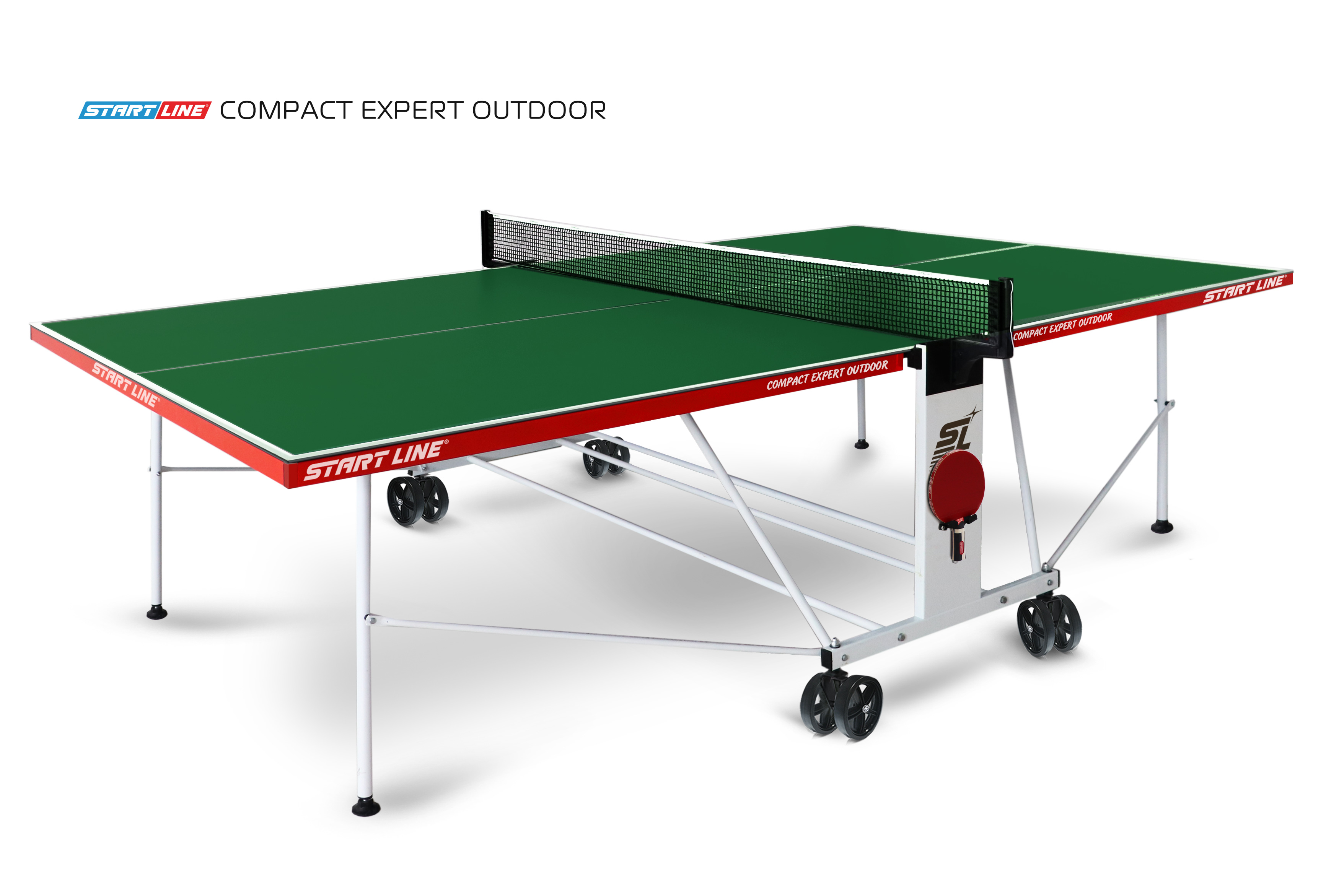 

Стол теннисный Start Line Compact EXPERT 6 Всепогодный зеленый, Compact EXPERT 6