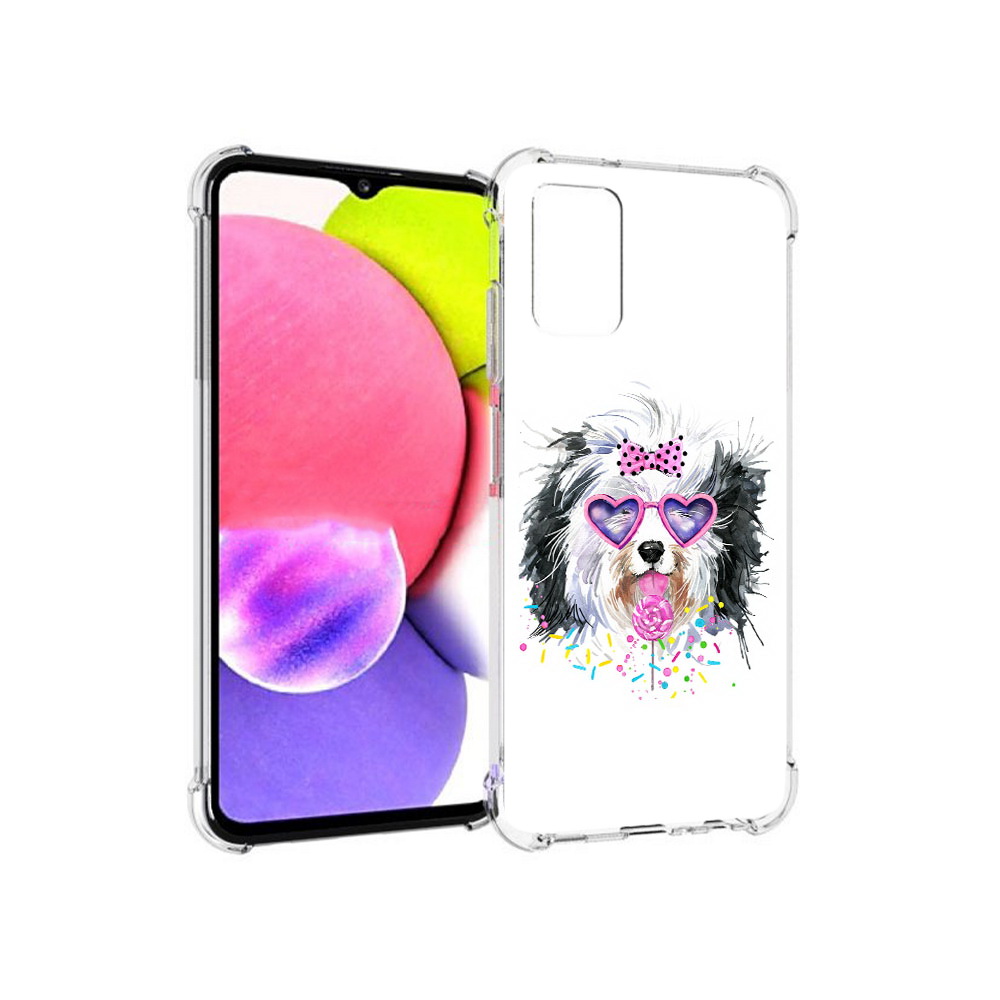 

Чехол MyPads Tocco для Samsung Galaxy A03s пушистик (PT162170.549.559), Прозрачный, Tocco
