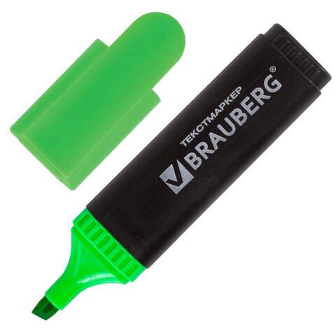 

Текстовыделитель BRAUBERG "Contract" арт. 150390, 10 шт., Зеленый