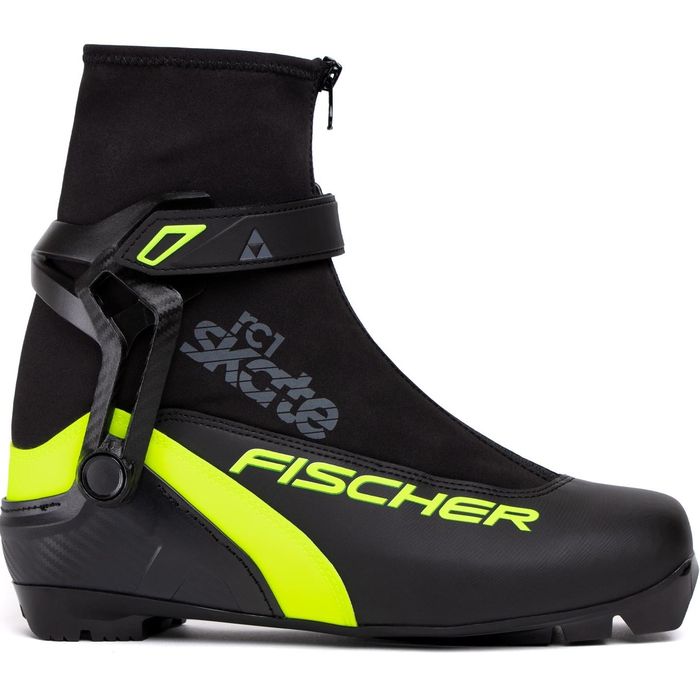 Лыжные ботинки FISCHER NNN RC1 Skate S86022, черный/желтый, 40