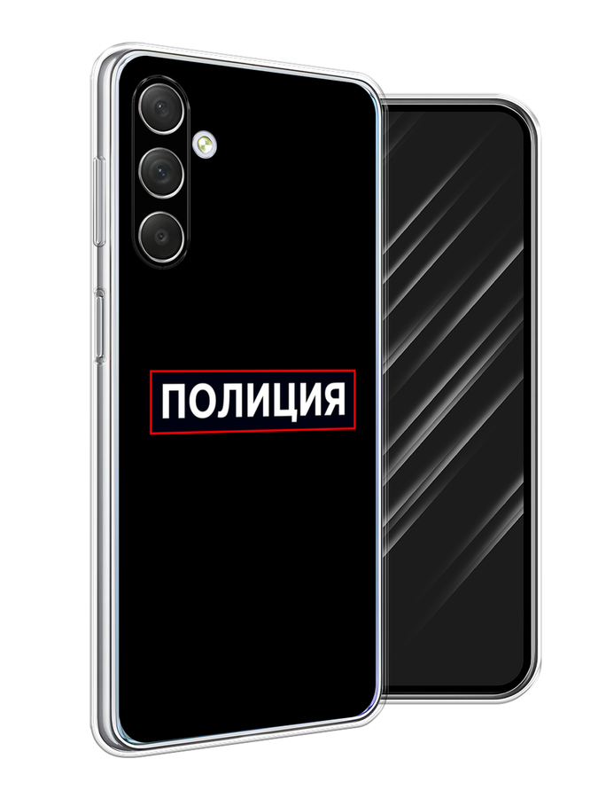 

Чехол Awog на Samsung Galaxy M54 "Police logo", Черный;белый;красный, 2108250-5
