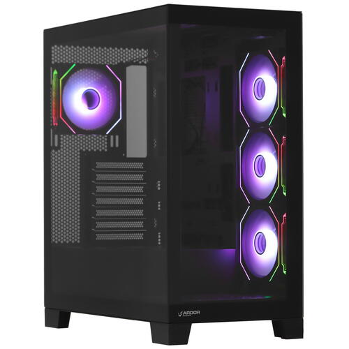 

Корпус компьютерный ARDOR GAMING Crystal CC2 черный, Crystal CC2