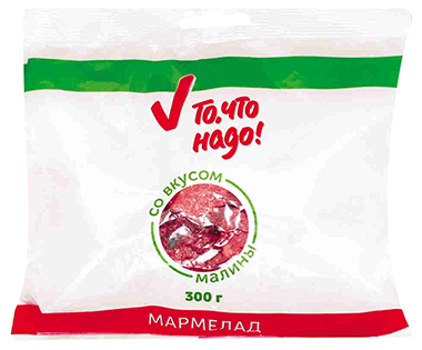 

Мармелад То, что надо! со вкусом малины 300 г