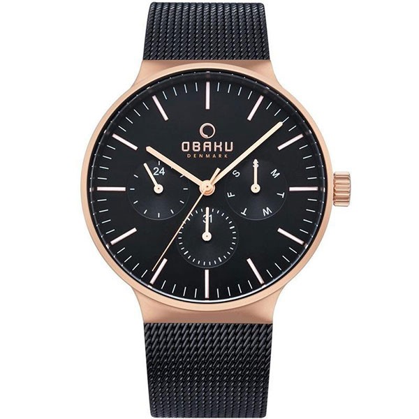 фото Наручные часы мужские obaku v229gmvbmb черные