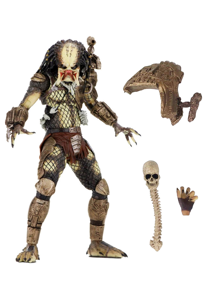 

Фигурка StarFriend Хищник охотник без маски Predator Unmasked подвижная аксессуар 20 см, Predator
