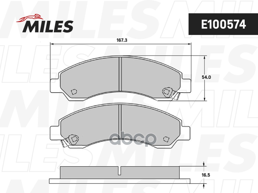 

Колодки Тормозные Great Wall Deer/Safe/Safe Suv/Chevrolet Blazer 94- Передние Miles арт. E