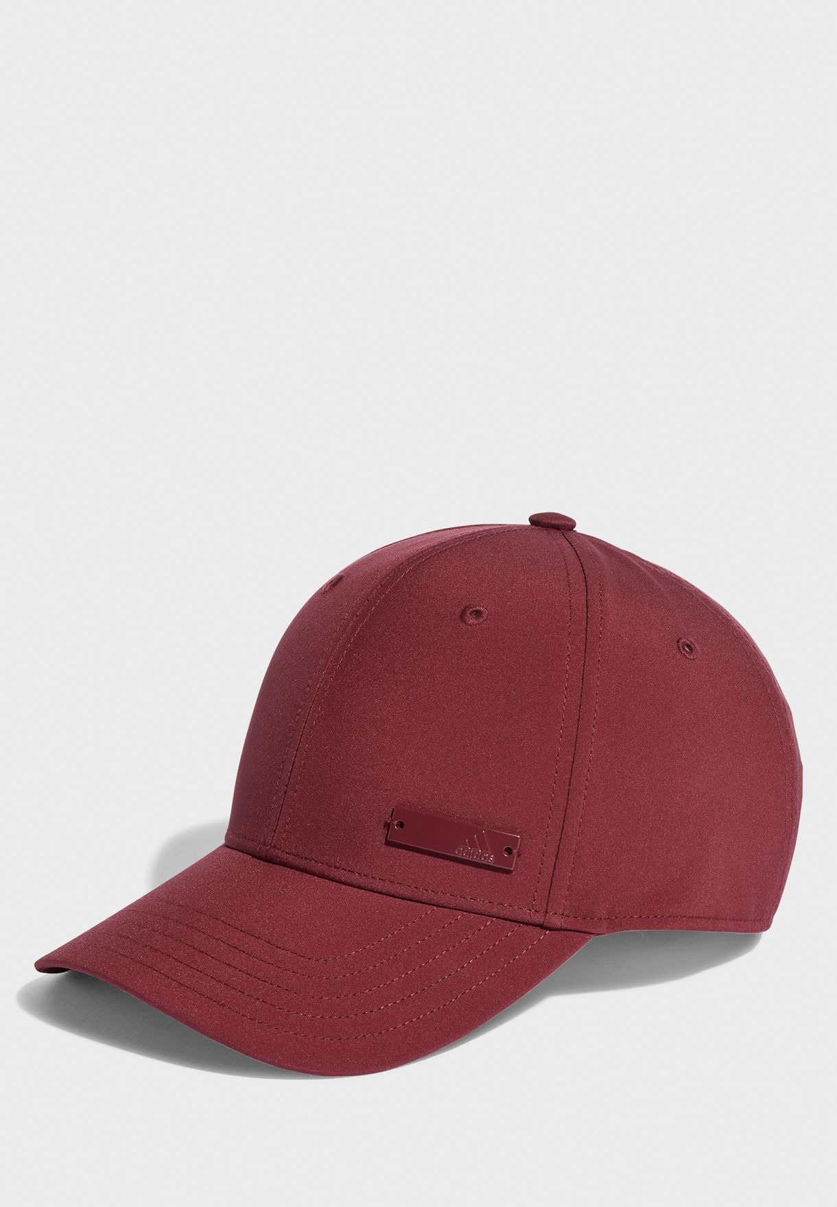 

Бейсболка унисекс Adidas Bballcap Lt Met красная р.52, Bballcap Lt Met