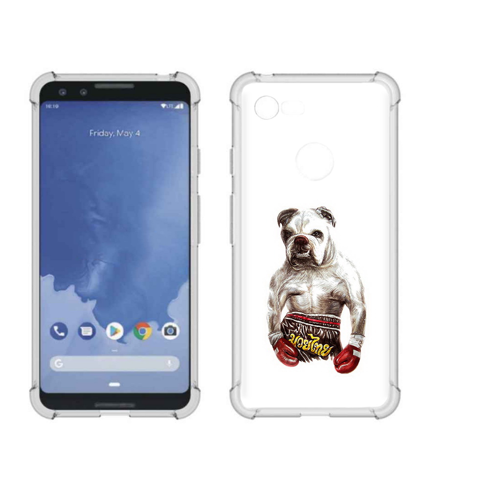 

Чехол MyPads Tocco для Google Pixel 3 боксер, Прозрачный, Tocco