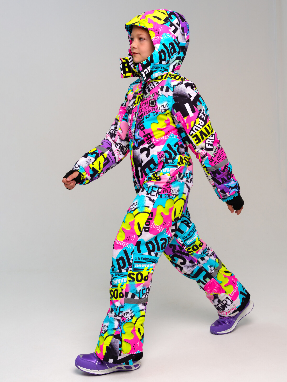 

Комбинезон детский PlayToday 32421009, разноцветный, 158, 32421009