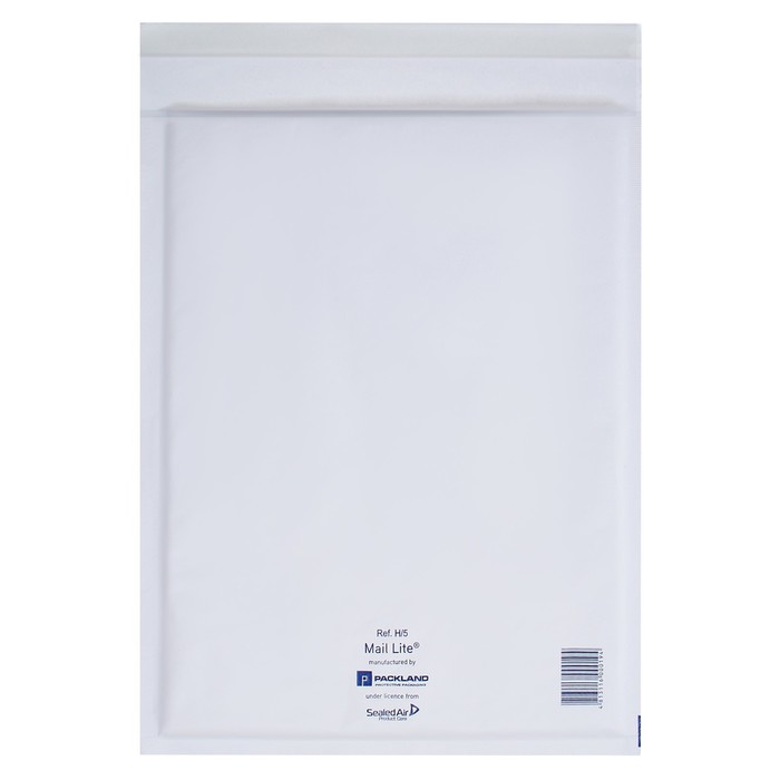 

Крафт-конверт с воздушно-пузырьковой плёнкой Mail Lite, 27х36 см, White, (4шт.), Белый